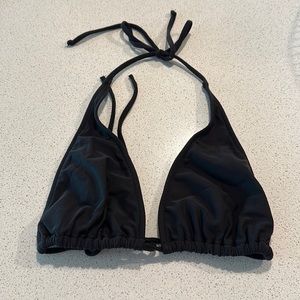 Sunsets separates black triangle bikini